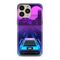 Maska / futrola ultra tanka print providna NEON WAVE za iPhone 14 Pro Max (6.7) NW02 (MS).
