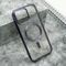 Maska / futrola providna ELEGANT MAGSAFE za iPhone 15 Pro Max (6.7) ljubicasta (MS).