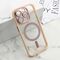 Maska / futrola DIAMOND MagSafe za iPhone 15 Pro (6.1) roze (MS).