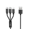 Data kabl REMAX Gition RC-131 3u1 za iPhone Lightning/Micro USB/Type C crni 1m.