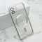 Maska / futrola CAMERA PROTECT MagSafe za iPhone 12 srebrna (MS).