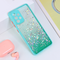 Maska / futrola Frame Glitter za Samsung A525 Galaxy A52 4G/A526 Galaxy A52 5G/A528B Galaxy A52s 5G zelena.