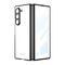 Maska / futrola COLOR LINE za Samsung Galaxy Z Fold 6 5G crna (GKK case) (MS).