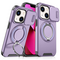 Maska / futrola CamShield Ring stand za iPhone 14 ljubicasta.