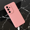 Silikonska maska / futrola Teracell Giulietta za Samsung S931 Galaxy S25 mat tamno roze.
