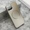 Maska / futrola COLOR METAL MagSafe za iPhone 14 (6.1) srebrna (MS).