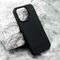 Silikonska maska / futrola BRUSHED za iPhone 15 Pro (6.1) crna (MS).