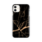 Silikonska maska / futrola print za iPhone 11 6.1 All crni.