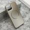 Maska / futrola COLOR METAL MagSafe za iPhone 12/12 Pro (6.1) srebrna (MS).