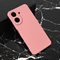 Silikonska maska / futrola Teracell Giulietta za Xiaomi Redmi 13C mat tamno roze.