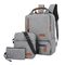 Ranac za laptop BP-07 set 3u1 (ranac i dve torbice) sivi (MS).