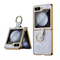 Maska / futrola Luxurious Shell Pattern za Samsung F741B Galaxy Z Flip 6 5G siva.