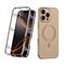 Maska / futrola 360 COLOR MagSafe za iPhone 16 Pro (6.3) zlatna (GKK case) (MS).