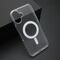 Maska / futrola STANDARD MagSafe (sa IC) za iPhone 16 Plus providna (bela) (MS).