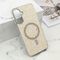 Futrole GLAM GLOW MagSafe za Samsung A366 Galaxy A36 5G zlatna (MS).