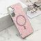 Futrole GLAM GLOW MagSafe za Samsung A166 Galaxy A16 5G roze (MS).