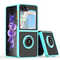 Maska / futrola Frosted Shockproof za Samsung F741B/F761B Galaxy Z Flip 6/7 SE 5G svetlo plava.