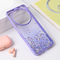 Maska / futrola Frame Glitter za Xiaomi Redmi 14C ljubicasta.
