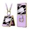 Maska / futrola GOLD EDGE za Samsung F741B Galaxy Z Flip 6 5G ljubicasta (GKK case) (MS).