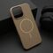 Maska / futrola JELLY MagSafe za iPhone 16 Pro Max (6.9) tamno zlatna (MS).