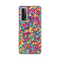 Silikonska maska / futrola print ultra tanka za Huawei P Smart 2021 Colorful cubes.