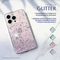 Maska / futrola Glitter za iPhone 15 Pro Max 6.7 plava.