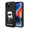 Maska / futrola Karl Lagerfeld Hc Silicone NFT Ikonik za iPhone 15 crna (KLHCP15SSNIKBCK).