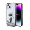 Maska / futrola Karl Lagerfeld Hc Liquid Glitter Ikonik za iPhone 15 providna (KLHCP15SLKKNSK).