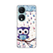 Silikonska maska / futrola print ultra tanka za Huawei Honor X7b Owl.