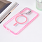 Maska / futrola Magsafe providna za Samsung S926B Galaxy S24 Plus pink.